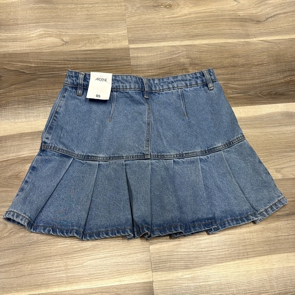 🏴 Ardenes Denim Blue Skirt size 5 NWT - Picture 7 of 7